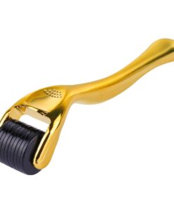 0.5mm 540 Titanium Microneedles Skin Roller - Gold & Black