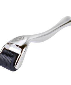 0.5mm 540 Titanium Microneedles Skin Roller - Silver & Black