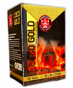 1 kg 120pc Coconut Coal - Coco Gold Coconut Flats