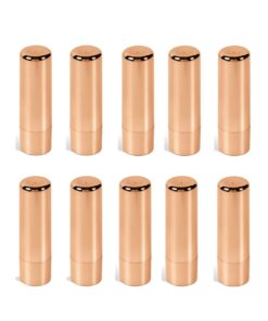 10 pack Metallic Fashion Lip Balm - Rose Gold