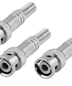 100 X RG59 BNC Male Connector to Coaxial Cable