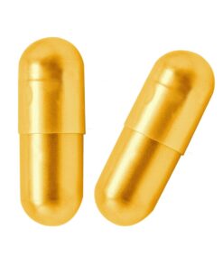 1000 Size 00 Empty Gel Capsules (Yellow Gold Pearl) - CheekyMoo