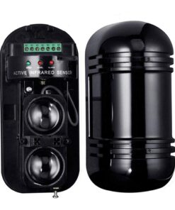 100m Sensor Alarm Dual Beam Infrared Detector Set