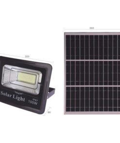 100W Solar flood Light & remote