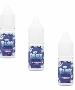 10ml Ice Blox Nic Salts Vape Juice - Blueberry Lemon - 35mg - 3 Pack