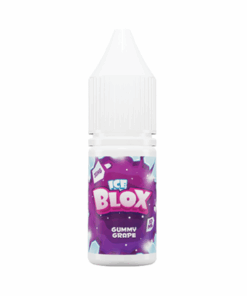 10ml Ice Blox Nic Salts Vape Juice - Gummy Grape - 35mg