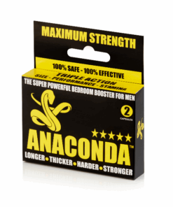 12 Capsules Shipper - Anaconda - Bedroom Booster - (2 Capsules x 6 Packs)
