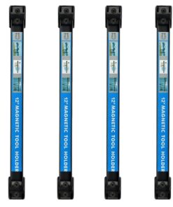 12" Magnetic Tool Holder Racks - Set of 4