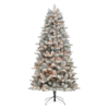 120cm TGS-039-13 Pre-Lit Artificial Frosted White Christmas Tree