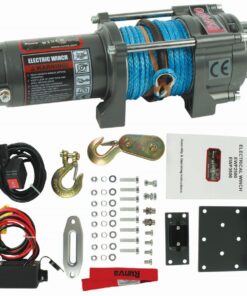 12V Runva Electric Winch with Synthetic Rope - 3500 LB (1588 kg) Capacity