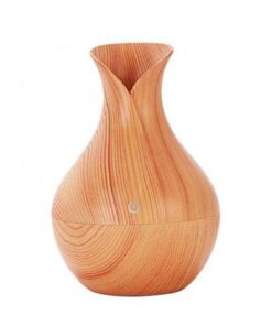 130ML Ultrasonic Essential Oil Diffuser and Humidifier with LED Light - Oak