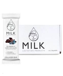 15 Pack Milk Lactation Products Blueberry & Dark Chocolate Collagen Bar