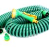 15m Coiled Garden Hose & Attachement Kit