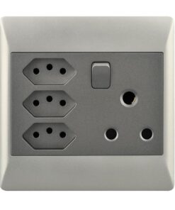 16 Amp Plug with 3x New RSA Plugs for 4 X 4 Electrical Box