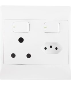 16 Amp Single Plug And New SA Regulation Plug For 4 X 4 Electrical Box