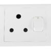 16 Amp Single Plug for 2 X 4 Electrical Box