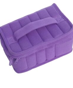 17 Holes Essential Oil Carrying Case - Purple