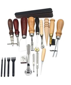 18 Piece Leather DIY Tool Kit