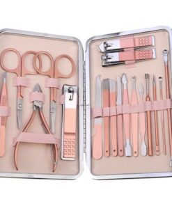 18 Piece Manicure Set-Rose Gold