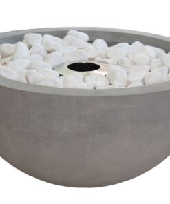 1green Large Bio-Ethanol Fire Pit-Grey