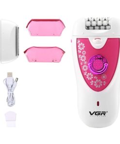 2 in 1 Portable Electric Epilator Multi-Function Hair Removal Machine - Pink