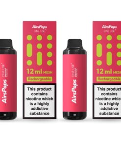 2 Pack AirsPops 12ml Mesh Disposable - Dragon Fruit - 5% Nic Salts