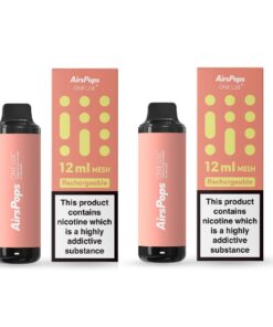 2 Pack AirsPops 12ml Mesh Disposable - Mango Peach, Guava - 5% Nic Salts