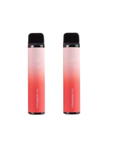 2 Pack - Elf Bar 2500 Puffs Disposable Vape - Strawberry Ice - 50mg