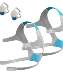 2 Packs F20 Replacement Headgear Full-face Mask, 4 Magnetic Clips (Medium)