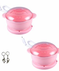 2 pieces Hot Wax Silicone Bowl Warmer - 400ml