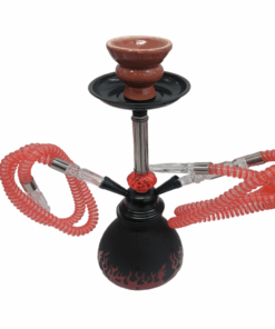 2 Pipe Hookah - Red