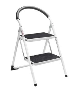2 Step Ladder -White - white