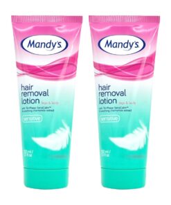 2 x 100 ml Mandy's Hair Removal Lotion Sensitive
