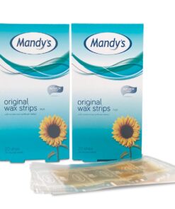 2 x 20'S (10 Double Sided) Mandy's Leg Wax Strips