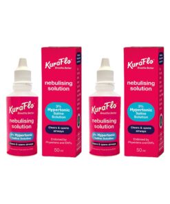 2 x Kuraflo 3% Hypertonic Nebulising Solution 50ml