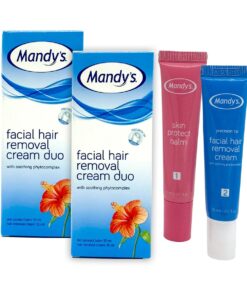 2 x Mandy's Hair Removal Cream Facial Duo Kits