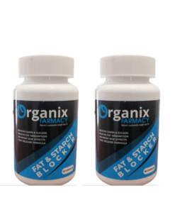 2 x Organix Fat & Starch Blocker capsules bottles (120 pills