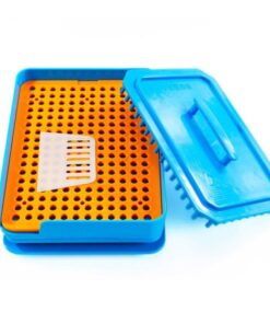200 Holes Pharmaceutical Capsule Pill Filling Machine - Blue-Orange