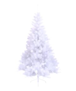 210 cm Snow White Pine Needle Christmas Tree plus free 5m fai