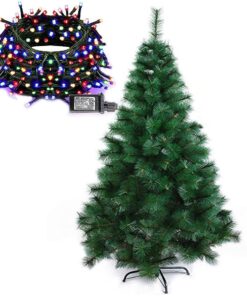 210cm Artificial Pine Christmas Tree with Music lights