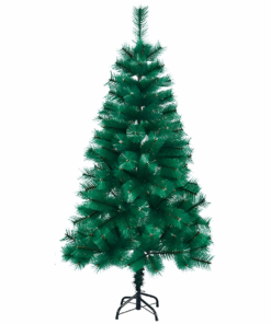 2.1m Artificial Pine Shape Christmas Tree With Metal Stand