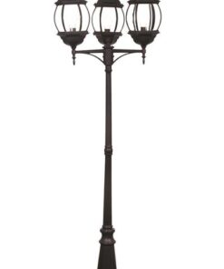 2,4 Meter Rounded Belly Aluminium Lantern with Bevelled Glass