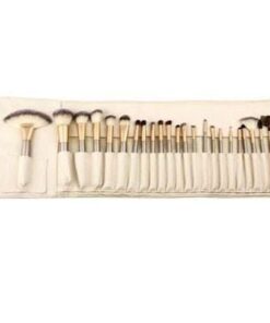 24 Piece Champagne Gold Makeup Brushes Set