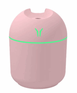 250ml Mini Essential Oil Aroma Diffuser Air Humidifier With LED Light - Pink