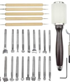 28 Pieces Leather Craft Hand Tools Kit