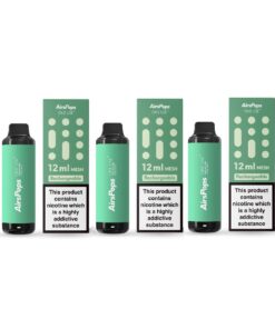 3 Pack AirsPops 12ml Mesh Disposable - Menthol Toba - 5% Nic Salts