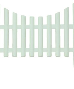 3 Pieces Plastic Garden Fence 1.77m G0600