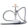 3 Pipe Stainless Steel Hubbly Bubbly Glass Base Hookah