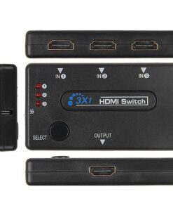 3 x 1 HDMI Splitter Switcher 3 Port Hub Box 1080P HD 3D