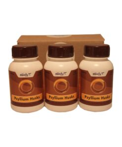 3 x Sally T. Psyllium Husks Refined Roughage 500mg 120 Caps (Value Pack)